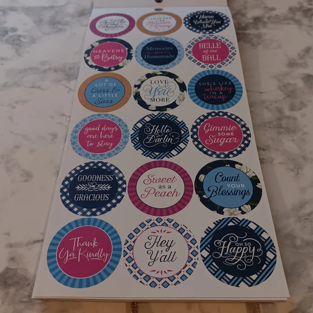 Recollections Southern Blues Sticker Pad – Over 700 Pieces! - Picture 10 of 14